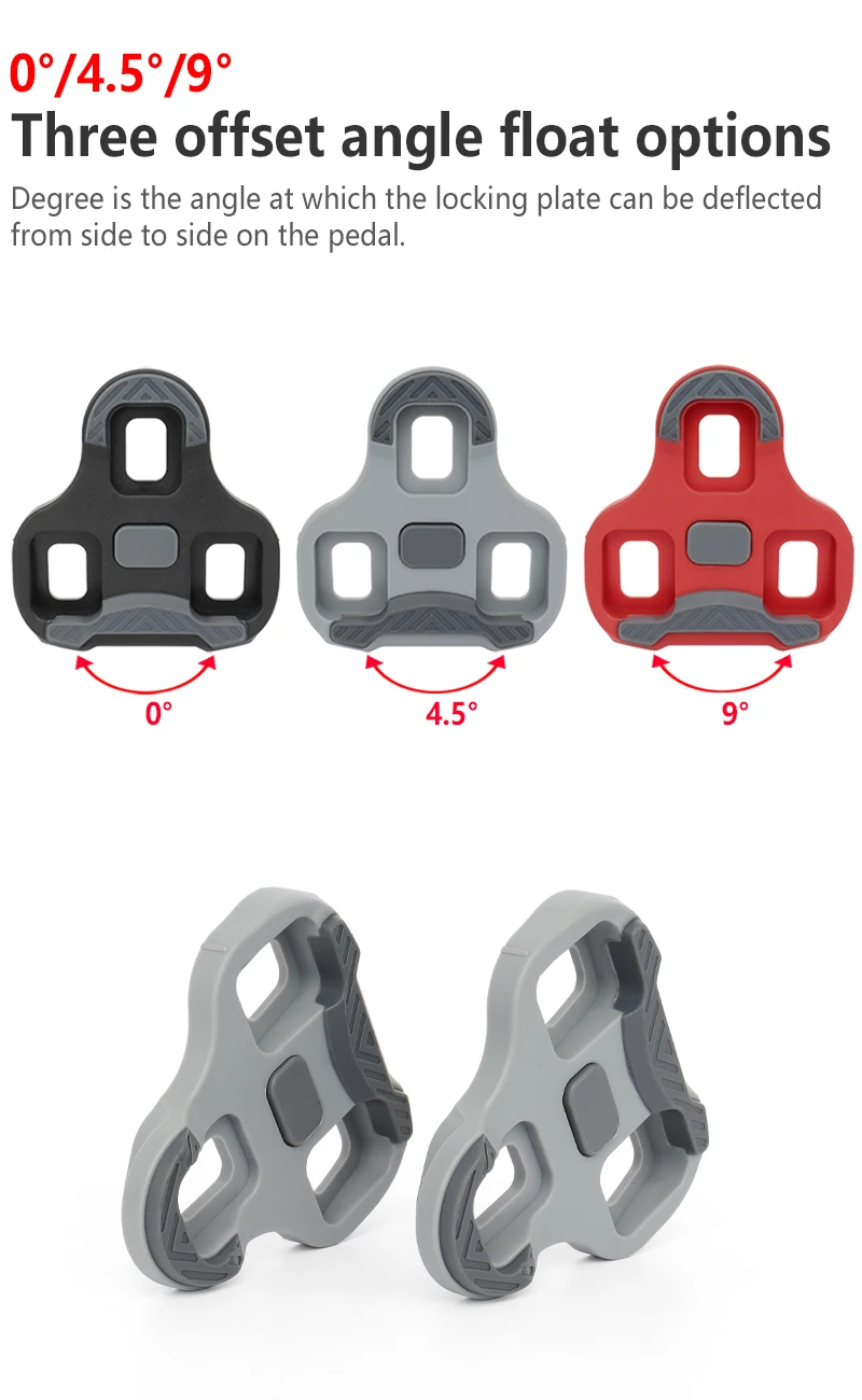 Tragen-beständig TPU Rennrad Stollen Pedal Pads Anti-slip Radfahren Locking Pedal Stollen Set Für LOOK KEO System radfahren Schuhe – Detail 5