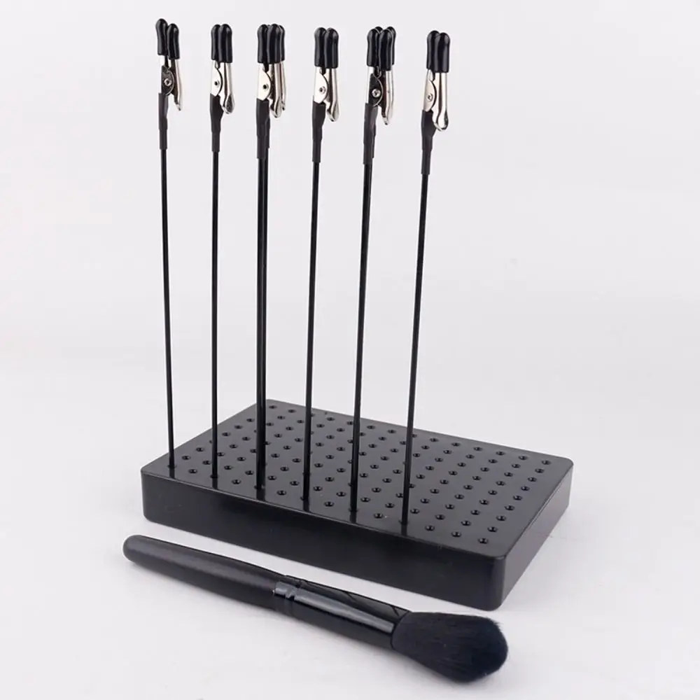 10Pcs Flexible Alligator Clip Sticks Magnetic with Base Holder Model Painting Stand Base Holder Bendable Model Crafting
