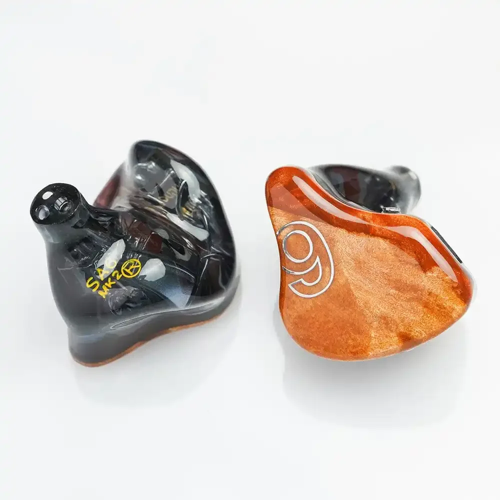 DUNU SA6 MK2 6BA Drivers In-Ear Monitors Earphone hifi IEM Hi-Res Audio Wired Earbud Solid Wooden Covers 0.78mm Detachable cable 3