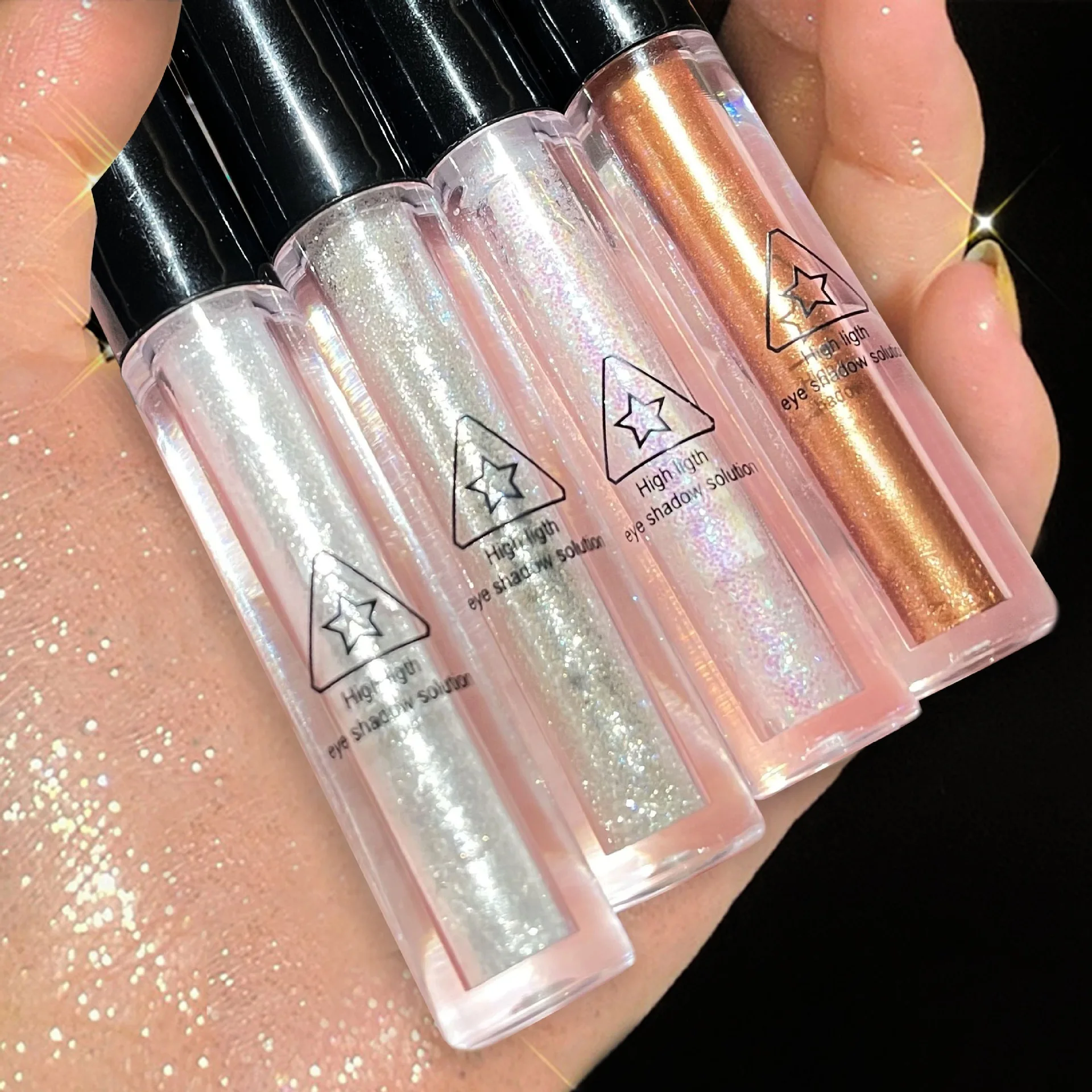 1Pc Shimmer E Shiny Waterproof Liquid Glitter Eyeliner Eyeshadow Makeup Metallic Eye Liner Pen Eye Beauty Party Makeup Tools