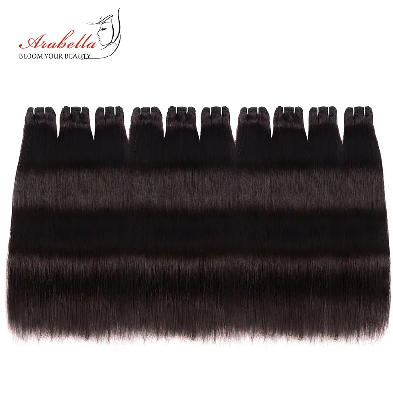 10 Bundles Brazilian Straight Remy Hair Weave Natural Color 100% Human Hair 10 Bundles Set For