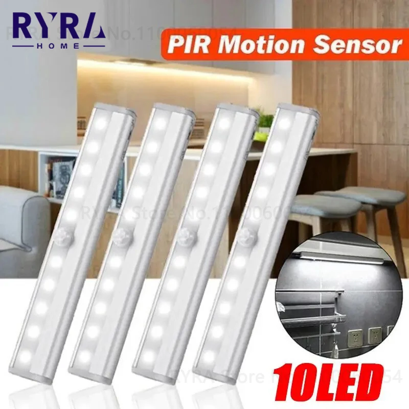 Wireless LED Night Light Motion Sensor Light for Kitchen Bedroom Detector Cabinet Staircase Lights motion sensor light led night light led motion sensor light led cabinet light under cabinet light cabinet lights led cabinet lights motion sensor lights