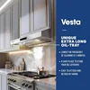 Vesta Atlanta 860CFM 30'' Stainless Steel Range Hood With Dual Motor, Auto Delay Shutoff, Contemporary Design, Pro Performance 6