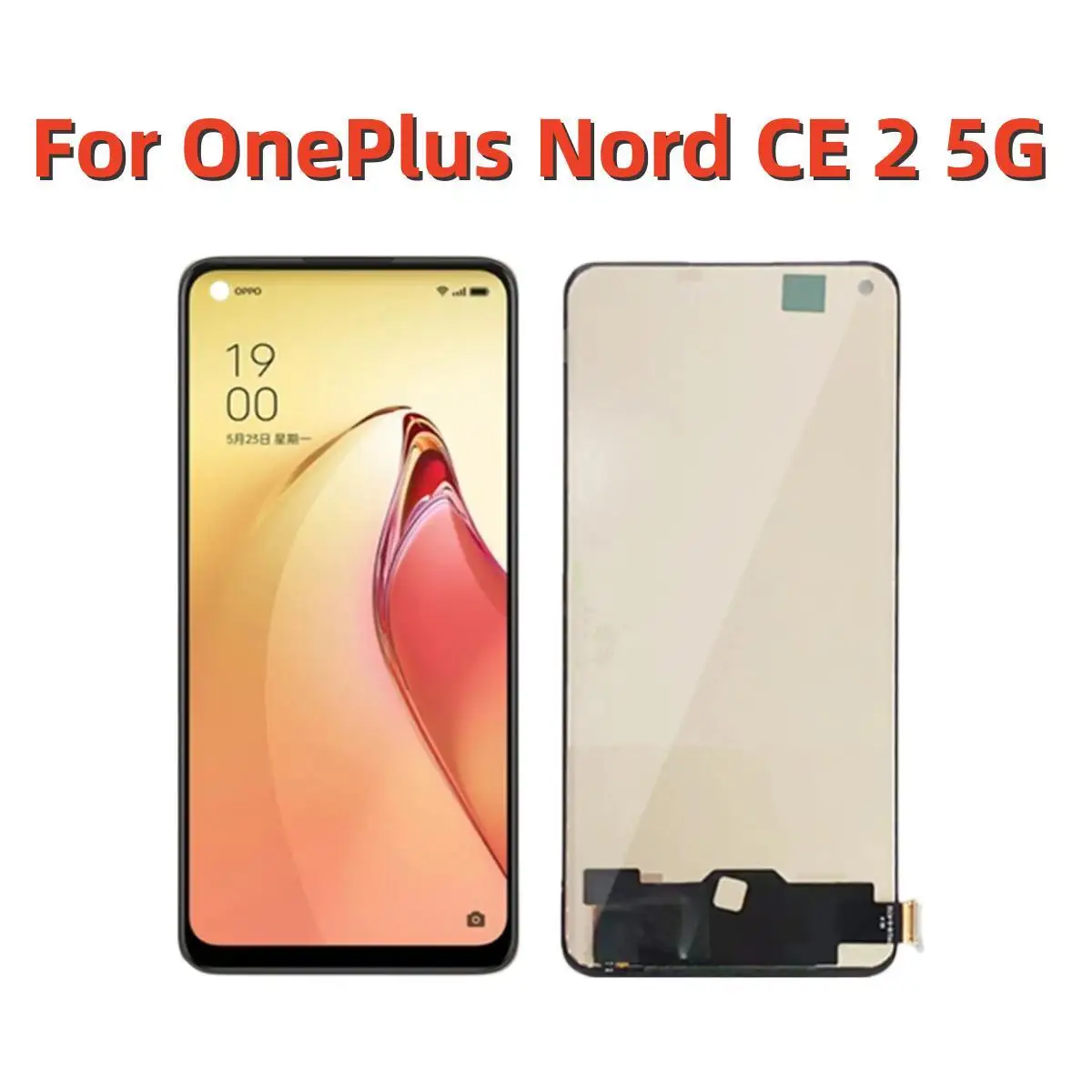 

Для OnePlus Nord CE 2 5G ЖК-дисплей сенсорный экран дигитайзер в сборе Ремонт для Nord CE2 ЖК-экран высокого качества