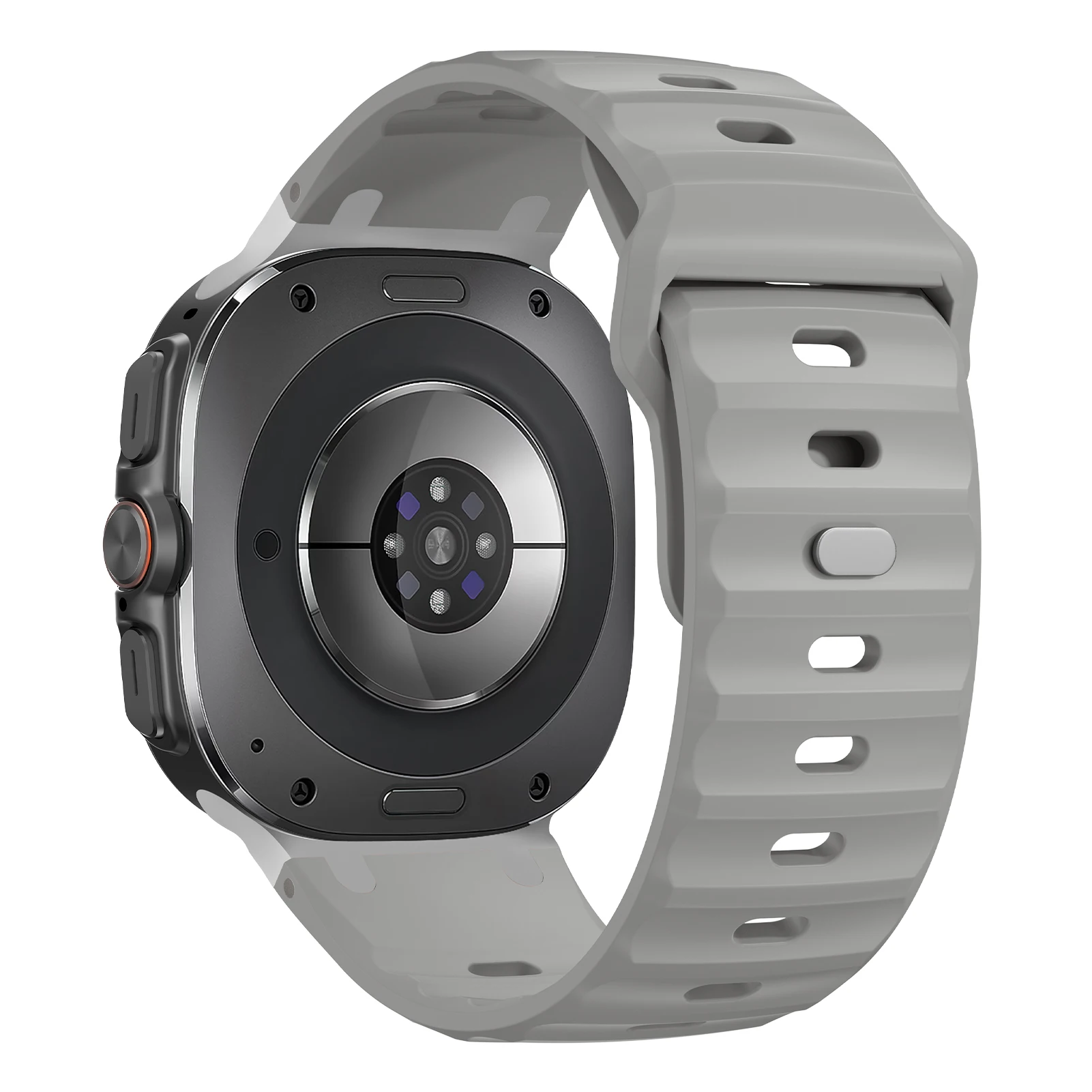 Enhanced Sport Wristband: Premium Metal & Silicone Bracelet Strap