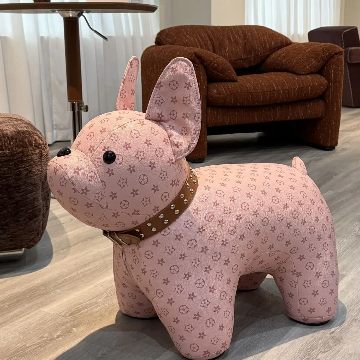 Kids Stool French Bulldog Footrest Shoe Stool Creative Dog Chair Living Room Decor Luxury Gift Home Housewarming Present Trend