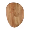 Whole Wood Lovesickness Wood Irregular Oval Solid Wood Pan Plate Fruit Dishes Saucer Tea Tray Dessert Dinner Plate Tableware Set 4