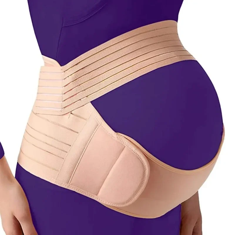 Kobiety w ciąży wspierają pas opaska na pas ubrania z tyłu regulowana talia opieki brzucha macierzyńskiego ochraniacz ze stelażem ciąży