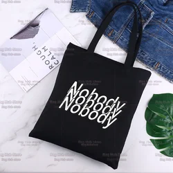 Mitski Bury Me At Makeout The Cowboy Nobody Women Tote Bag Printed Shopper Bag Black Canvas Bag Girl Lady Large Beach Bag
