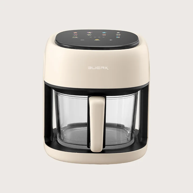Household large capacity glass visible inner tank air fryer intelligent multi-functional electric fryer explosive products 6