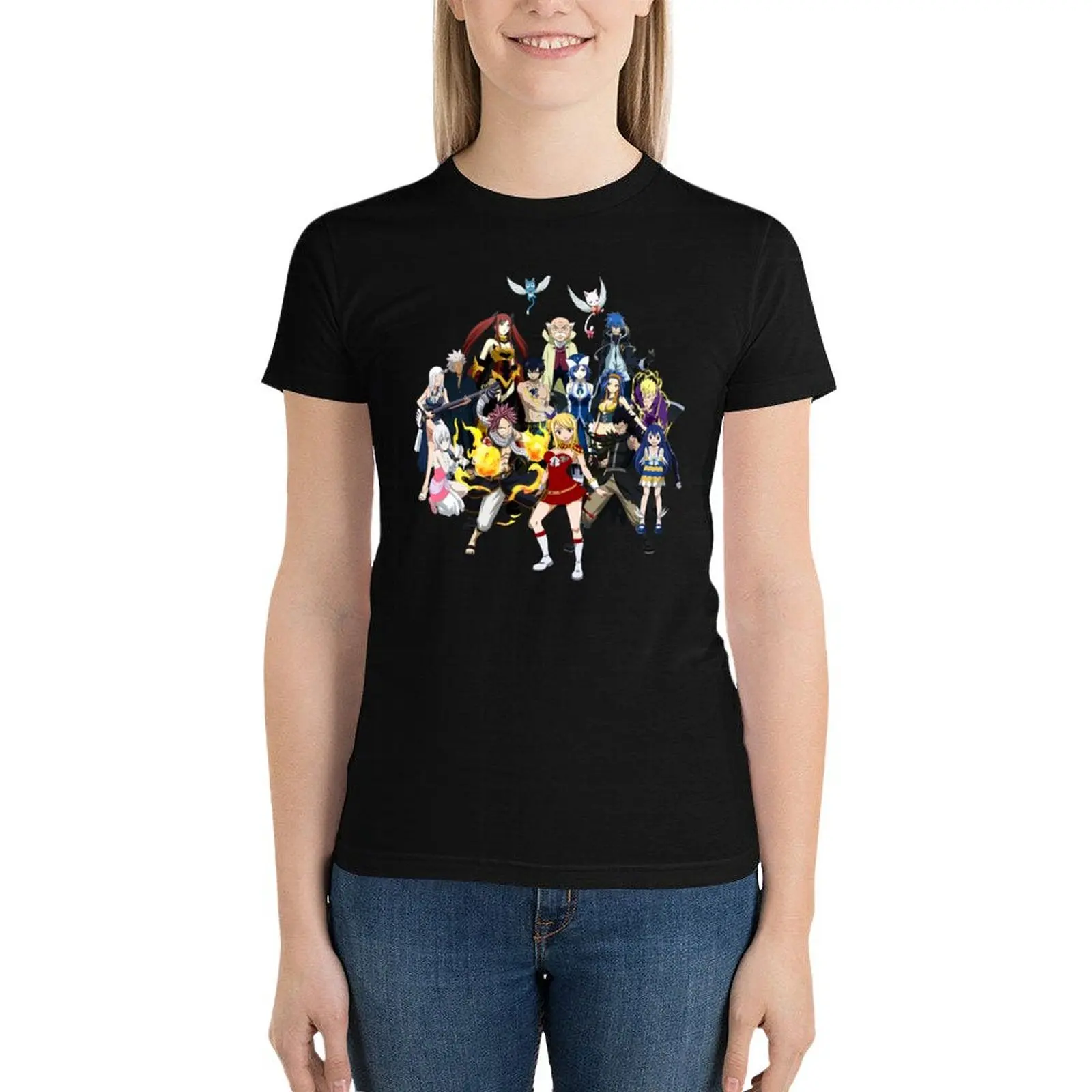 

The whole gang T-Shirt summer clothes aesthetic clothes anime clothes korean fashion graphic t-shirts for Women