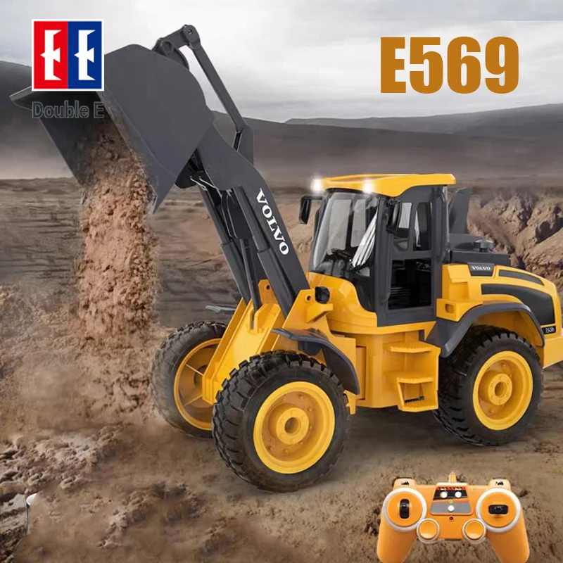 E5691/16 Big Rc Car Tractor Bulldozer Truck Crawler Model 2.4G Remote Controlled Engineering Cars Toys for Boy Birthday Gifts 2