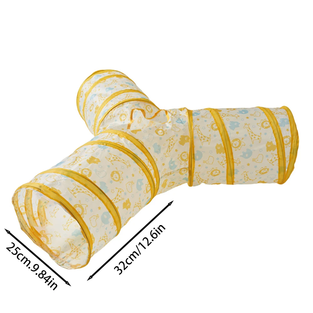 Cat Tunnel Tube Foldable Cat Toys Kitty Training Interactive Fun thumbnail 5