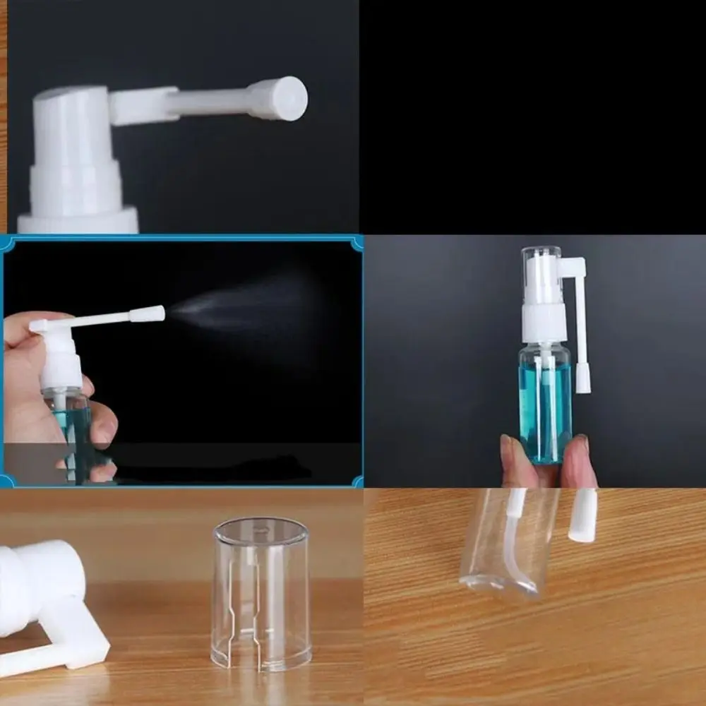 5PCS 10-80ml Clear Roatation Empty Bottle Reflillable Elephant Nose Water Sprayer