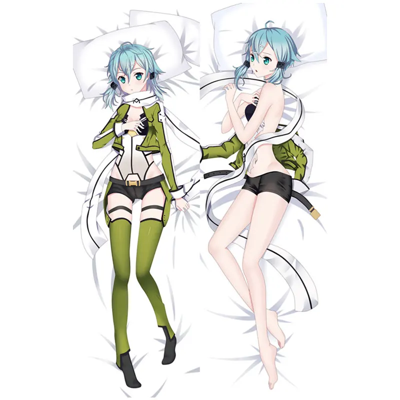 

60x180cm Anime Sword Art Online SAO Yui Skin Peach Dakimakura Case Two-sided 3D Print Bedding Hugging Body Pillow Covers Gifts