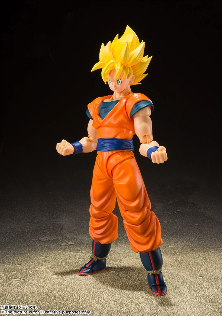 Boneco do goku articulado super sayajin 2 fullpower