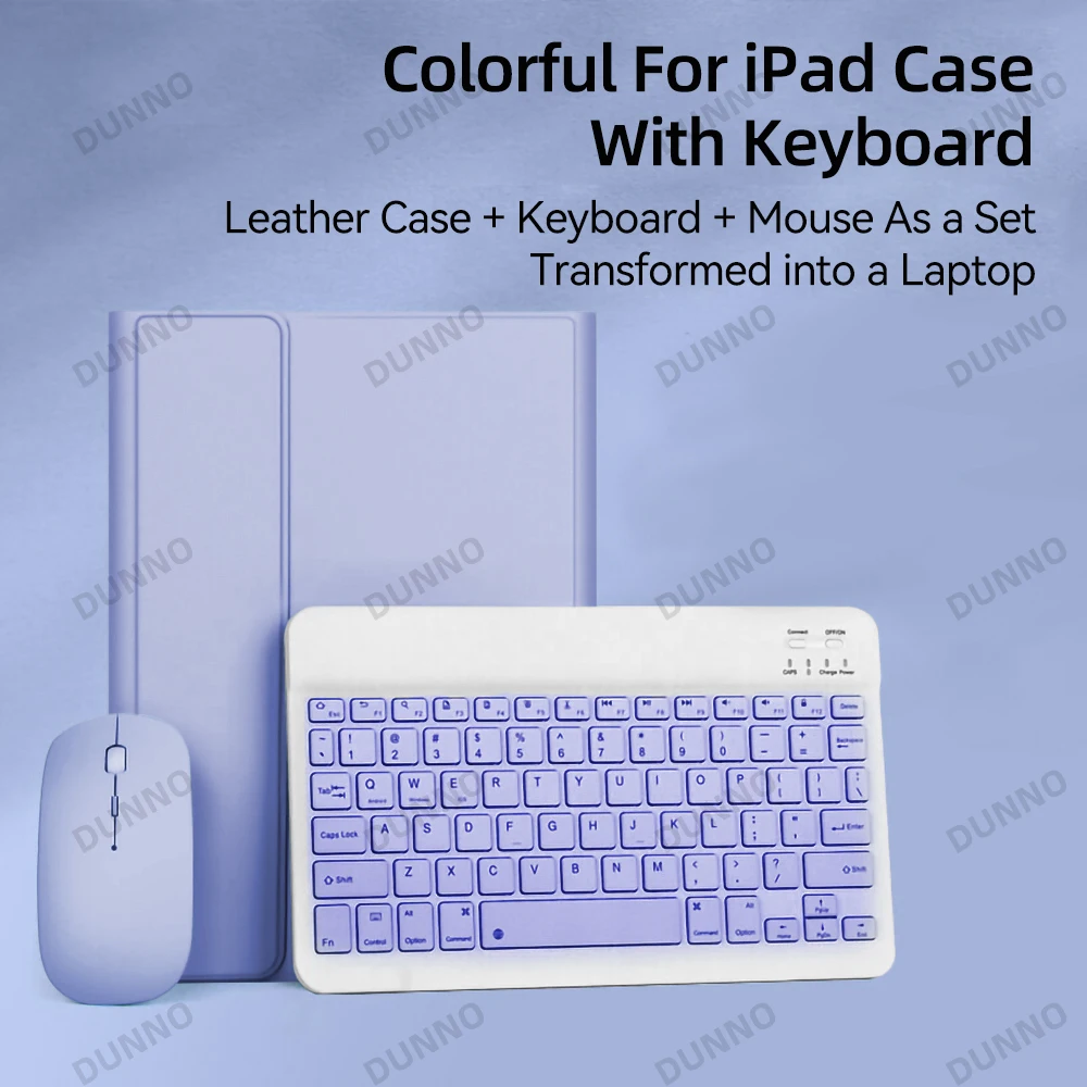 para Ipad Pro 11 Case de Teclado para Ipad 9th Geração 10th ar 10.9 ar Pro 10.5 5th 6th Pro 9.7 Tablet Teclado Capa - Imagem 5