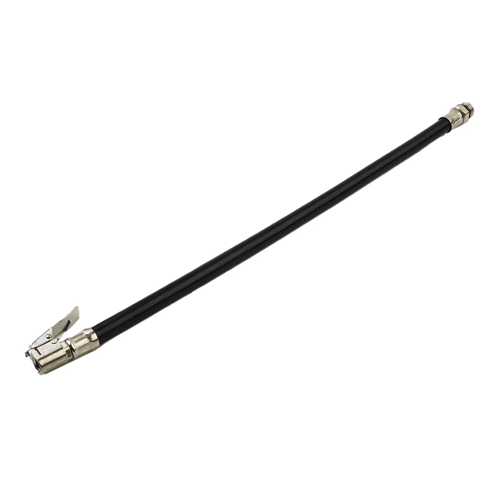 

Tire Hose Pump Tire Inflatable Hose Black Explosion-proof Rubber Air Tyre Inflator Auto Accessories Inlet 12.5mm Length 375mm