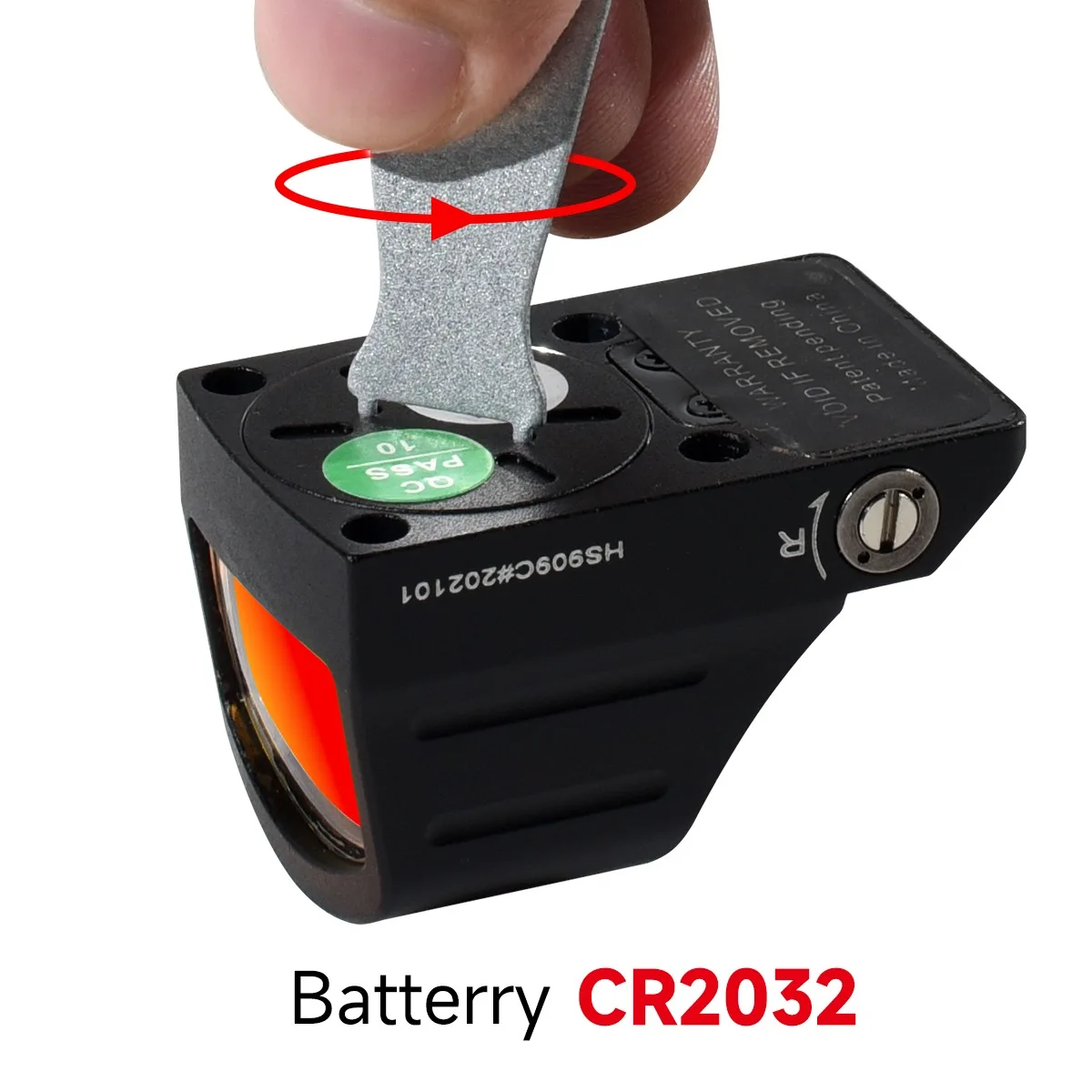 HS 507C Solar Power Red Dot Sight Holographic Collimator Failsafe Parallax-Free Aluminum Pistol Glock Gun Sight with 20mm Base