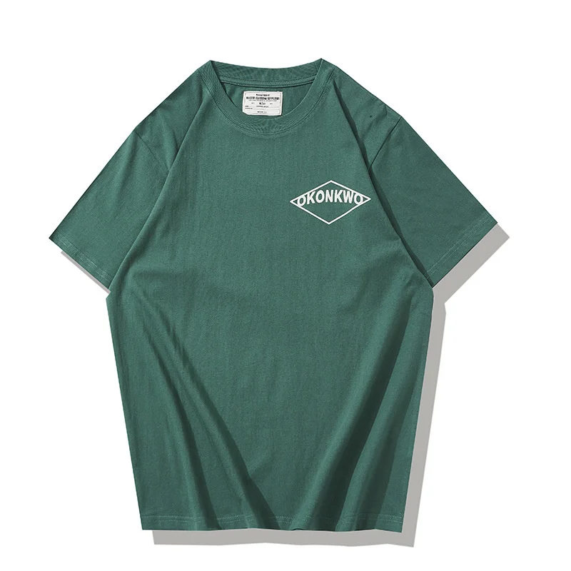 

Okonkwo Summer AMI Fashion Letters Printed Lovers T-shirt 200g Outdoor Fishing Cycling Sports Riding Men's Short Sleeve Clothing