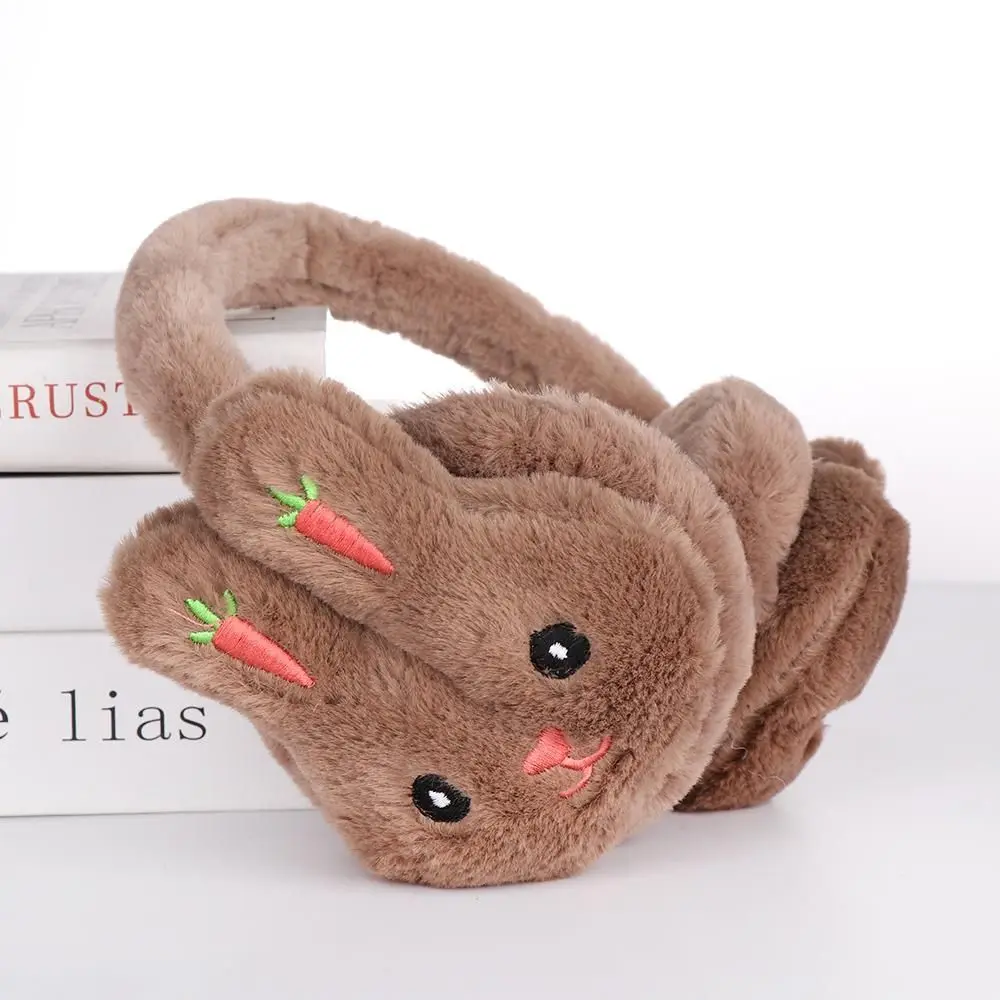 Cartoon Rabbit Winter Earmuffs for Adult Kids warm earmuffs