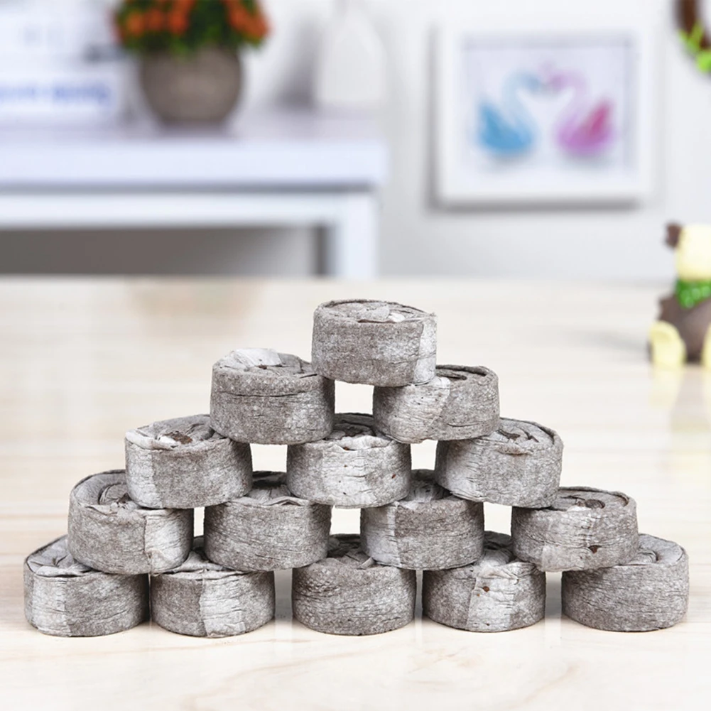 20Pack 30mm Jiffy Peat Pellets Seedling Soil Block Maker Starting Transplanting Plugs Seeds Starter Tools for Garden Accessories