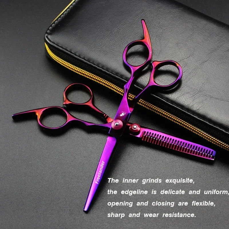 

6 inch Hair Scissors Professional Thinning Barber Cutting Stainless Hair Shears Scissor Tools Salon Hairdressing Scissors 2024