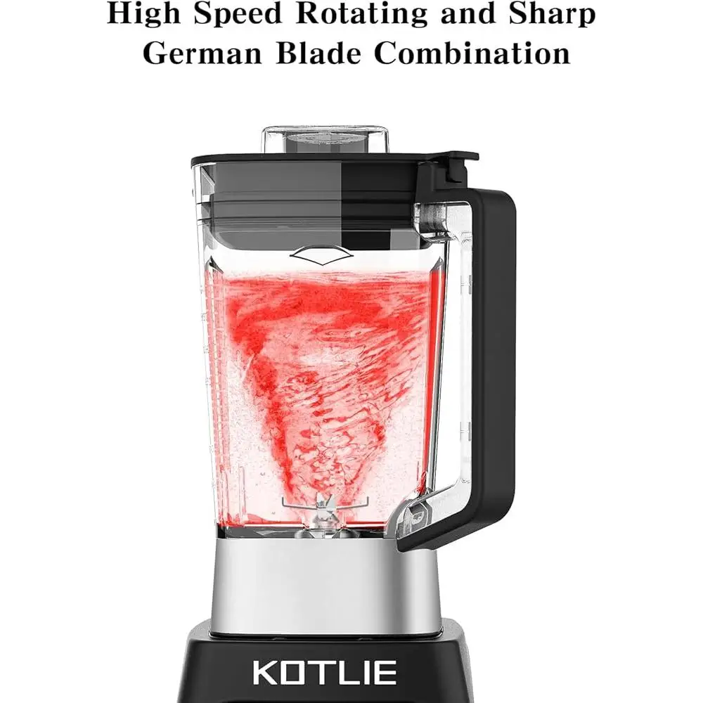 High Speed Blender 1200W 68 Oz Smoothie Maker Food Processor Intelligent Control Ice Crusher Nut Grinder 8 Preset Functions 5 High Speed Blender 1200W 68 Oz Smoothie Maker Food Processor Intelligent Control Ice Crusher Nut Grinder 8 Preset Functions 5
