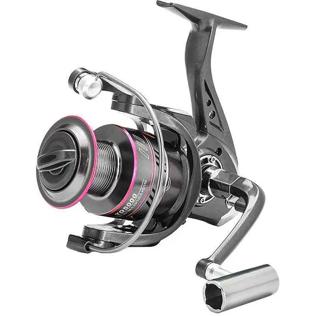 Metal Cup 3BB 5.1:1 Spinning Fishing Reel with Spool Wire Cup Automatic  Folding handle left right hand Sea