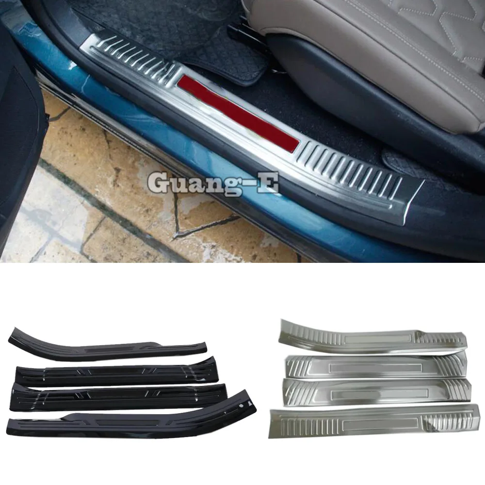 

4 шт., накладки на порог для Peugeot 5008 2017 2018 2019 2020 2021