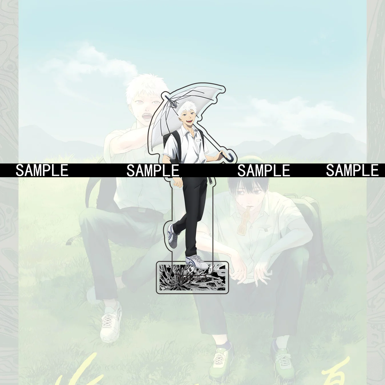 Anime-Inspired 15cm Acrylic Background - Hikaru Yoshiki Desktop Decoration Gift