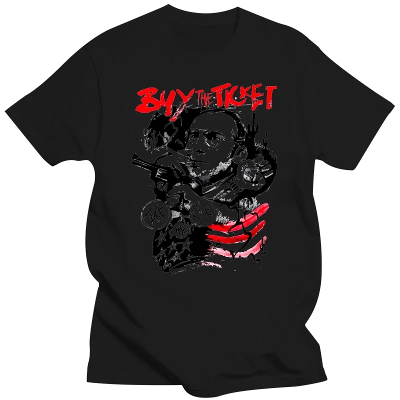 Maglietta Hunter S Thompson Acquista Il Biglietto Prendi Il Giro Fear Lothing Las Vegas