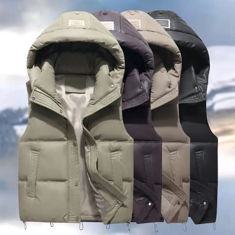 Autumn Winter Children Sleeveless Vest For Kids Boy Waterproof Hooded Junior Boy 3-20 Years Teenager Girls Waistcoat sleeveless vest sleeveless vests fashionable vests nylon vest