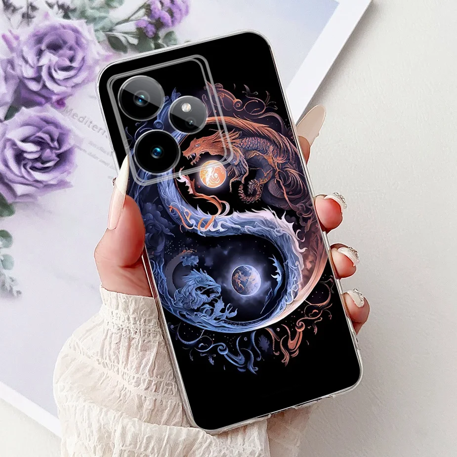 Luxury Painted Soft Silicone Phone Case - Stylish Protective Cover and s Bag