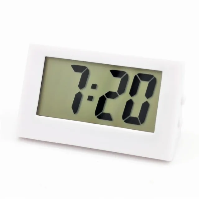 Mini LCD Digital Table Dashboard Desk Electronic Clock for Desktop Home Office Silent Desk Time Display Clock 5