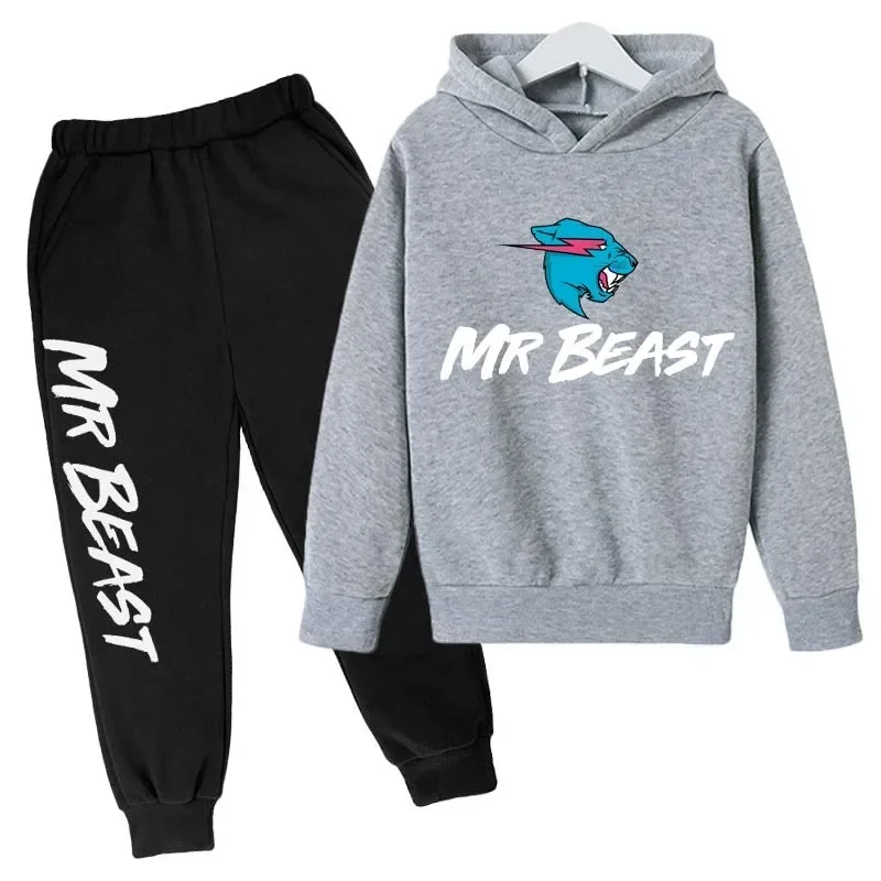 

Boys Print Spring Autumn Fashion Hoodie+Pants Tracksuits 4-14 Years Kids Leisure Pullover Sportswear Outfits Children Clothing