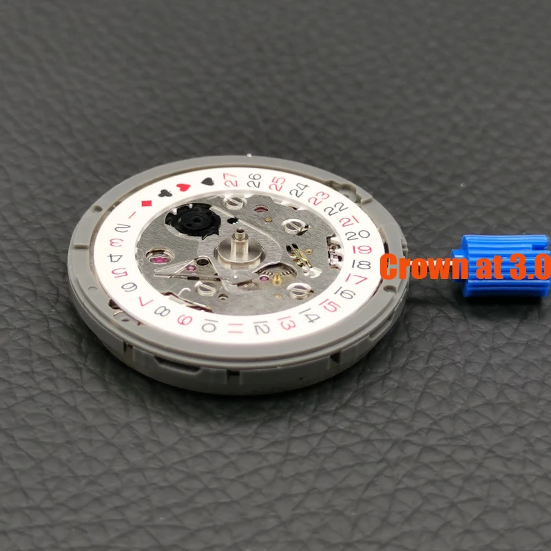 NH35 NH35a Movement Poker date Dial Crown At 3.8 Or 3.0 Japan Movement Automatic Mechanical Seiko SKX007 Turtle Watch Dial Movt