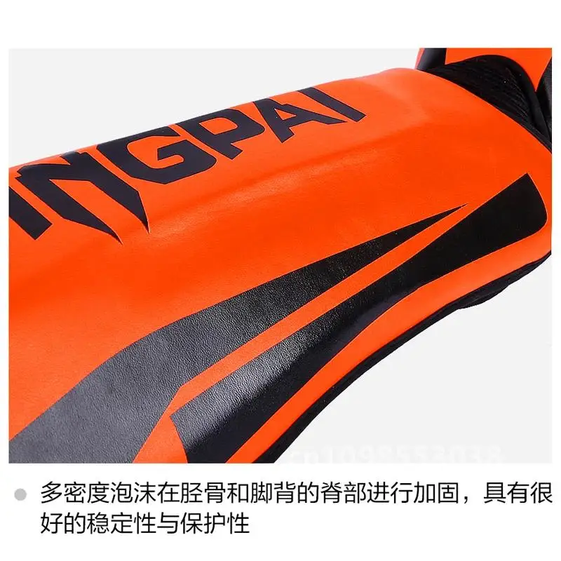Youth/Adult Kids MMA Boxing Shin Guards Instep Kickboxing Equipment DEO Sanda Karate Protectors Thai Leggings Support Ankle Muay
