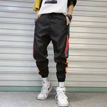 

Hip Hop Joggers 2021 New Pants Men Casual Cargo Pant Trousers High Pant Man Street Elastic Waist Harem Streetwear