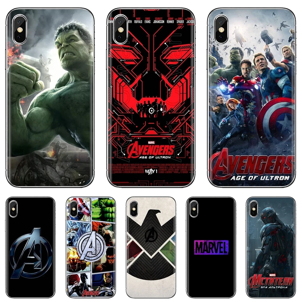 Мягкий чехол дешевый с комиксами Marvel is The Avengers для iPhone 10 11 12 13 Mini Pro 4S 5S SE 5C 6 6S 7 8 X XR XS