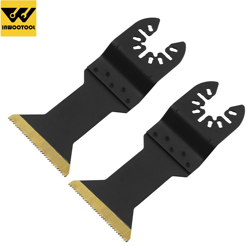 

Titanium Plated Oscillating Multitool Blades Power Tool Electric Drill Woodworking Wood Board Cutter Home Improvement Carpentry