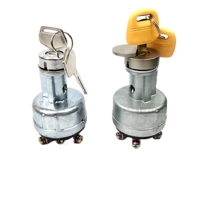 

For Komatsu Pc 60/220 240 120/200-6 Start Ignition Switch, Hook Machine, Electric Door, Lock Head Key, Excavator Accessories