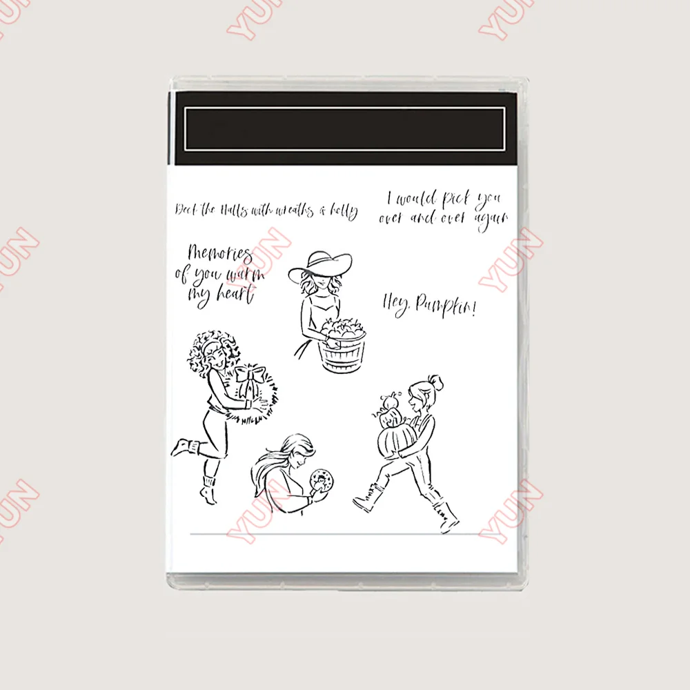 thumbnail image 1 of Nuevo juego de troqueles de corte de metal navideños o sellos transparentes para tarjetas de felicitación de cumpleaños, regalos, bricolaje, relieve, álbumes de recortes, nuevo, 1 of 5