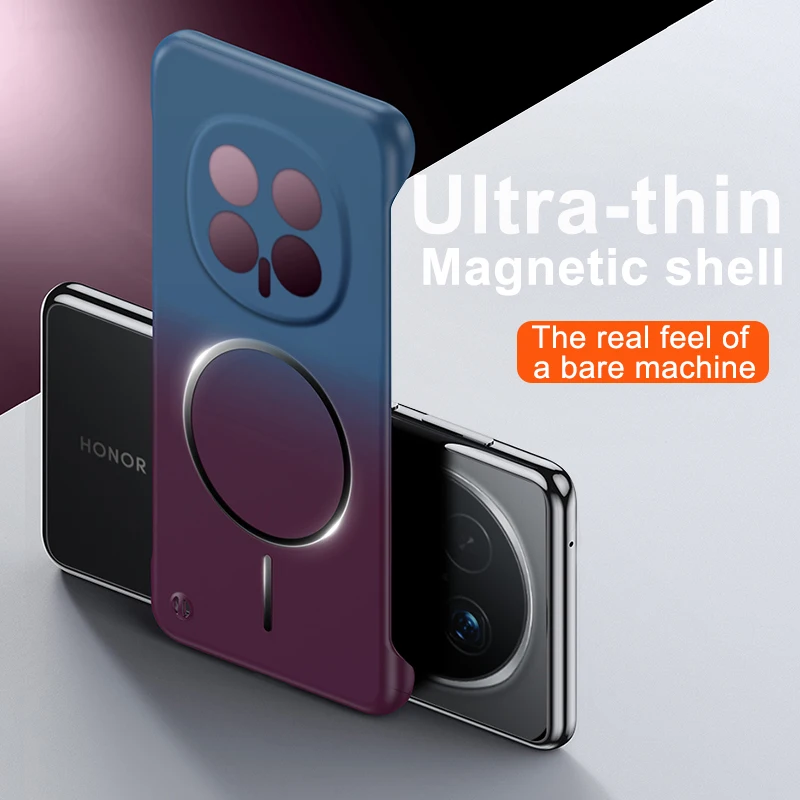 Gradient Frameless Magnetic Magsafe Ultra Slim Hard PC Protection Case