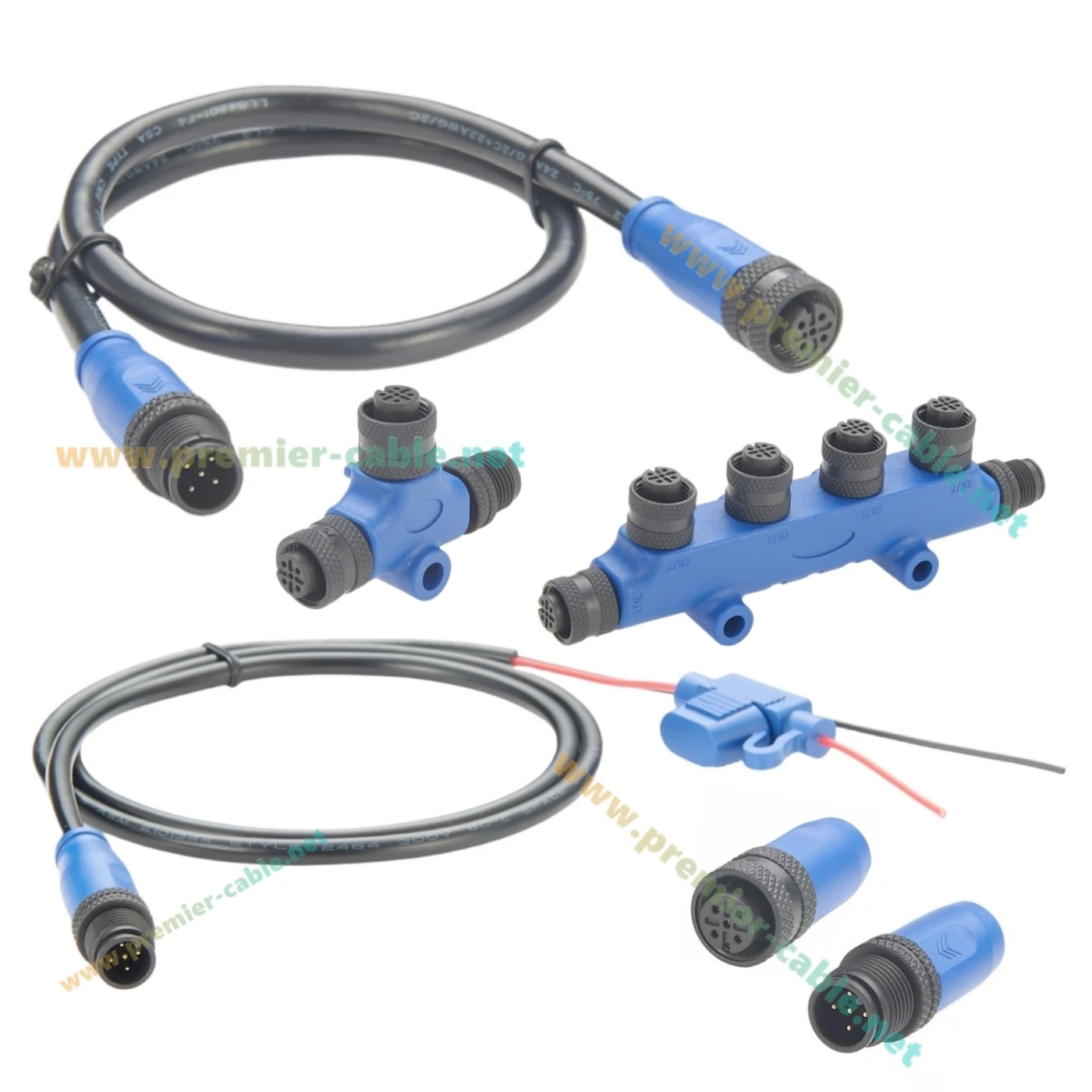 Para N2k Terminator Nmea 2000 T A Backbone Cable Fe Set M12 | Meses sin interés
