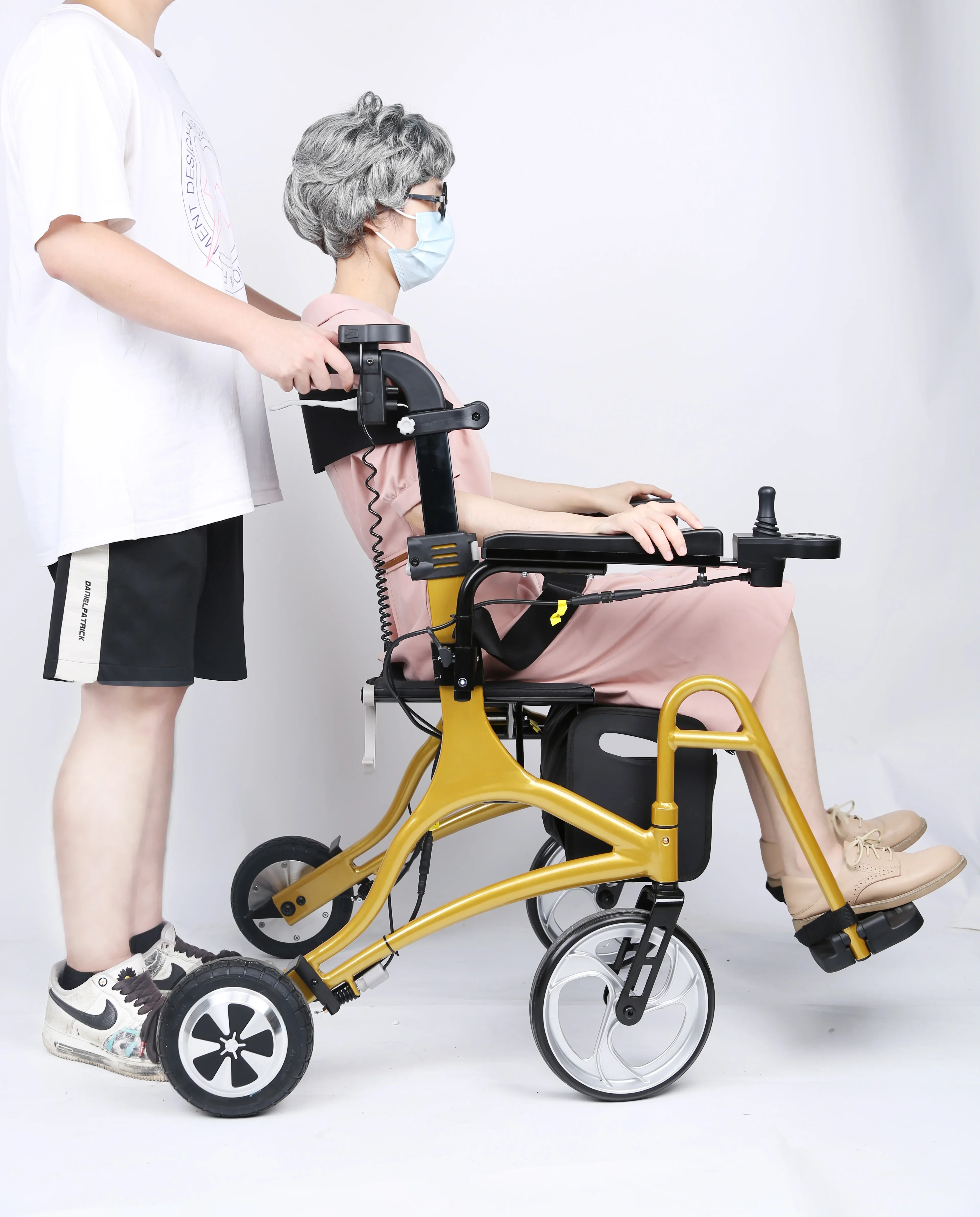 walking rollator electric intelligent walking assist robot disabled wheel chair