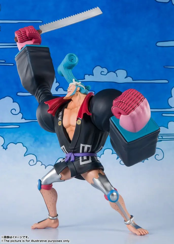 In Stock BANDAI Original Figuarts ZERO ONE PIECE Franky Wano