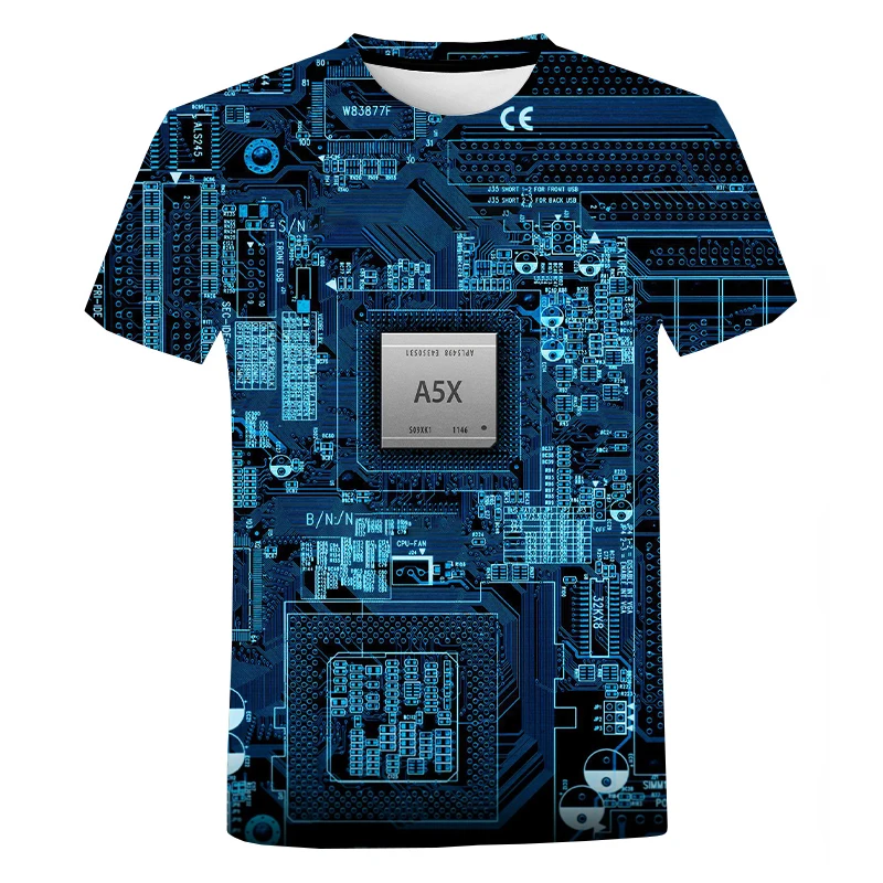 New Summer Computer Cpu Core Circuit Board 3d Printing T