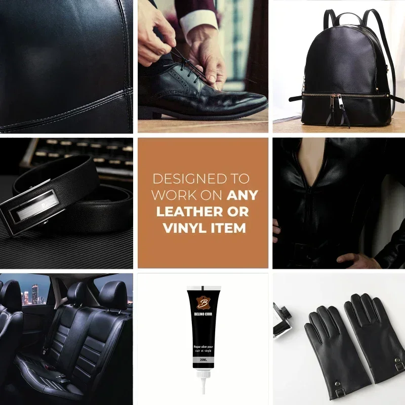 Liquid Leather Finish Slippers Cleaner Repair Kit Renovation Cream Car Care Cream Cleaning Household Chemicals Merchandises Home