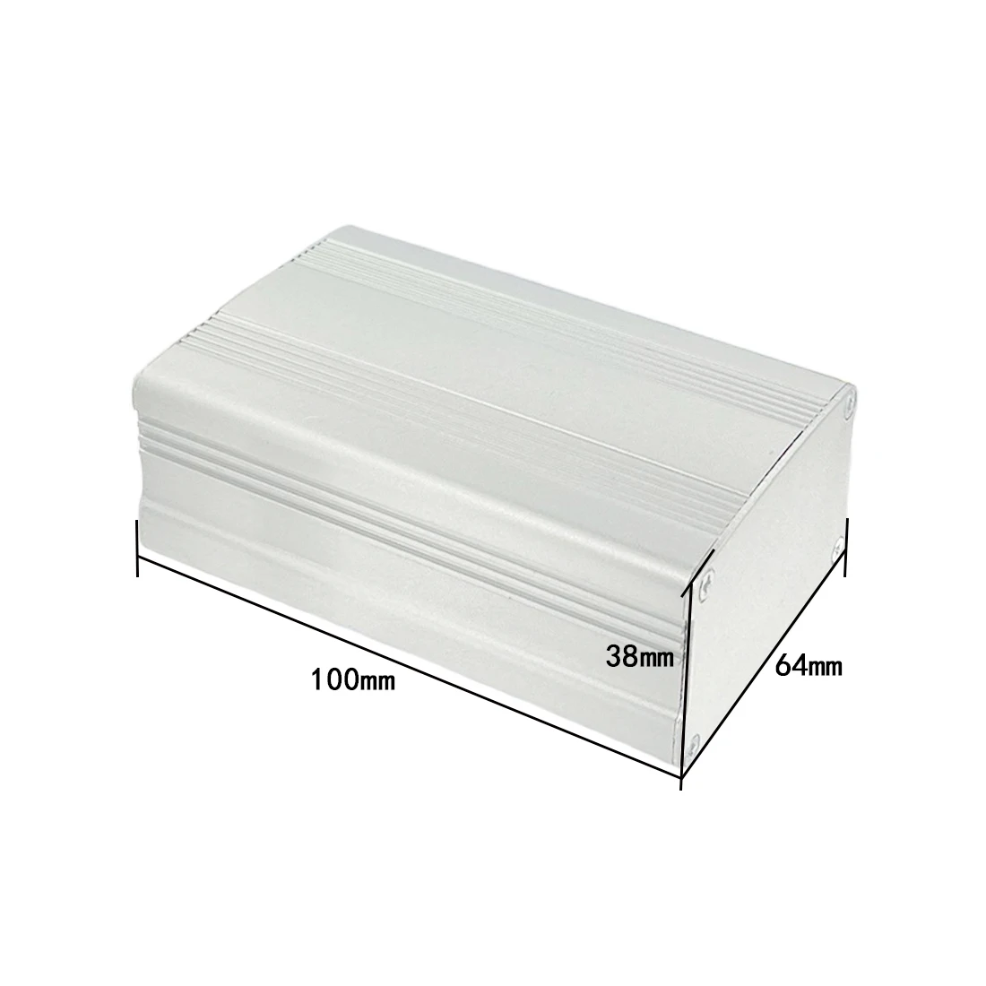 

Aluminum Enclosure Power Battery Shell Chassis Case DIY 64*38*100mm